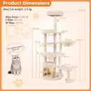 149 cm Cat Tower with Condo and Round Basket – view 5