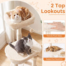 149 cm Cat Tower with Condo and Round Basket – view 7