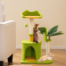 79 cm Palm Cat Tree with Condo and Grooming Brush – view 1