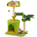 79 cm Palm Cat Tree with Condo and Grooming Brush – view 2
