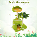 79 cm Palm Cat Tree with Condo and Grooming Brush – view 3