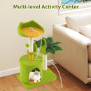 79 cm Palm Cat Tree with Condo and Grooming Brush – view 4