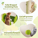 79 cm Palm Cat Tree with Condo and Grooming Brush – view 5