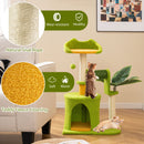 79 cm Palm Cat Tree with Condo and Grooming Brush – view 7