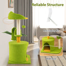 79 cm Palm Cat Tree with Condo and Grooming Brush – view 8