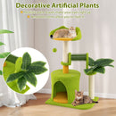 79 cm Palm Cat Tree with Condo and Grooming Brush – view 9