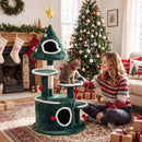 127 cm Star-Topped Cat Tower with Two Condos – view 1