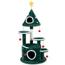127 cm Star-Topped Cat Tower with Two Condos – view 3