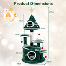 127 cm Star-Topped Cat Tower with Two Condos – view 5