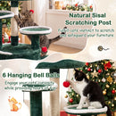 127 cm Star-Topped Cat Tower with Two Condos – view 8