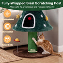 137.5 cm Festive Cat Tower with Two Plush Condos – view 8