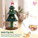 137.5 cm Festive Cat Tower with Two Plush Condos – view 10