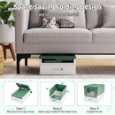 Folding Covered Cat Litter Box with Drawer Tray – view 8
