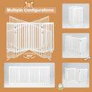 89 cm High Four-Panel Freestanding Pet Gate – view 4