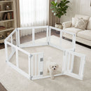 Six-Panel Clear Pet Playpen with Locking Door – view 2