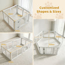 Six-Panel Clear Pet Playpen with Locking Door – view 8