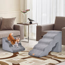 Two-Piece Foam Pet Stair Set with Three and Five Tiers – view 1