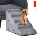 Two-Piece Foam Pet Stair Set with Three and Five Tiers – view 2