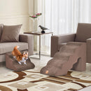 Two-Piece Foam Pet Stair Set with Three and Five Tiers – view 1