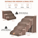 Two-Piece Foam Pet Stair Set with Three and Five Tiers – view 4