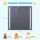 150-Pack 60 × 60 cm Charcoal Puppy Training Pads – Dark Black view 4