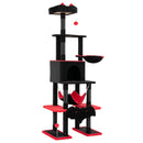 178 cm Gothic Cat Tower with Condo and Hammocks – view 2
