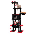 178 cm Gothic Cat Tower with Condo and Hammocks – view 3