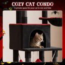 178 cm Gothic Cat Tower with Condo and Hammocks – view 7