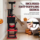 178 cm Gothic Cat Tower with Condo and Hammocks – view 10