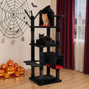 153 cm Gothic Cat Tower with Castle Condo and Coffin Bed – view 2