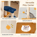 159 cm Cat Tower with Two Condos and Fish-Shaped Platforms – view 8