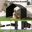 128 cm Outdoor Pet Shade Shelter – Black view 10