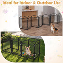 480 × 81 cm Eight-Panel Folding Metal Pet Gate – view 10