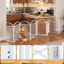 480 × 81 cm Eight-Panel Folding Metal Pet Gate – view 7