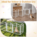 480 × 81 cm Eight-Panel Folding Metal Pet Gate – view 10