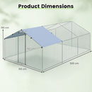 310 × 505 cm Walk-In Chicken Run with Oxford Canopy – view 5