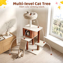 130 cm Cat Tower with Condo and Scratching Ramp – view 6