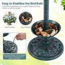 Solar Lotus Bird Bath with Planter and LED Lamp – 18596 – image 6
