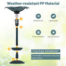 Solar Lotus Bird Bath with Planter and LED Lamp – 18596 – image 9