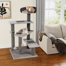 93 cm Cat Tower with Stepped Platforms and Scratching Mats – view 2