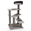 93 cm Cat Tower with Stepped Platforms and Scratching Mats – view 3