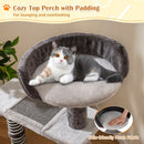 93 cm Cat Tower with Stepped Platforms and Scratching Mats – view 9