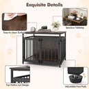 80 cm Furniture-Style Dog Crate with Three Doors – view 10