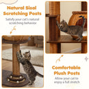151 cm Woven Cat Tower with Condo and Top Basket – view 6