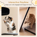 155 cm Black and White Cat Tower with Condo – view 7