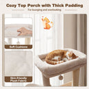 148 cm Cat Tree with Condo, Basket and Padded Perch – view 10