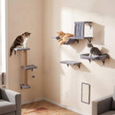 Five-Piece Wall-Mounted Cat Climbing Set – view 2