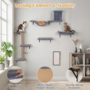Five-Piece Wall-Mounted Cat Climbing Set – view 9
