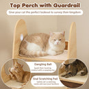 120 cm Rocket-Shaped Cat Tower with Two-Tier Condo – view 7