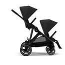 CYBEX Gazelle S Moon Black in double-seat configuration; additional seat sold separately